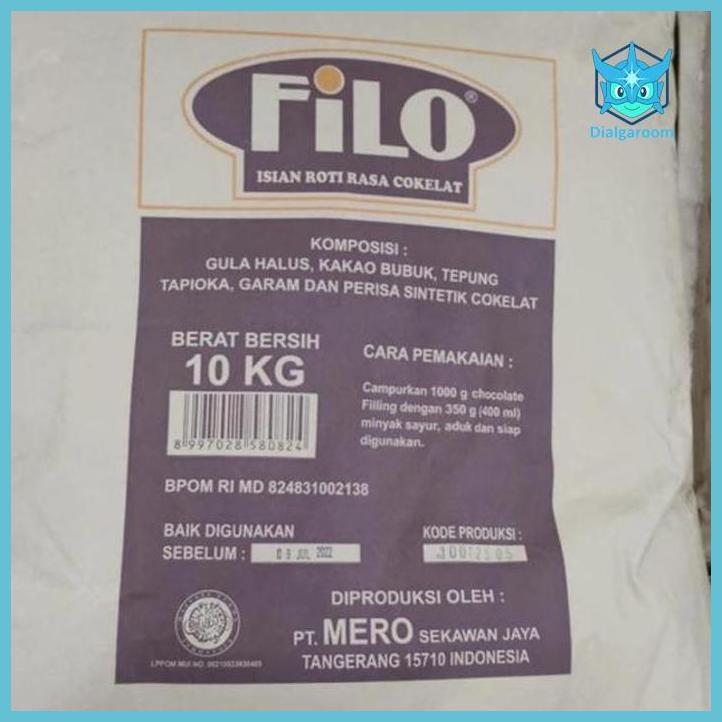( COKLAT ) COKLAT BUBUK FILO FILLING REPACK 1 KG BAHAN KUE  COKLAT BUBUK MAKANAN & MINUMAN