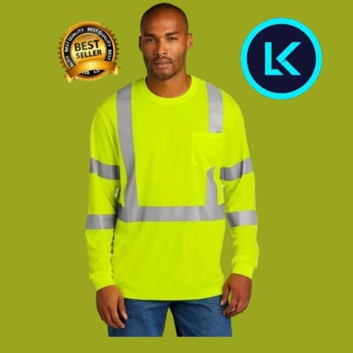 Kaos polos safety scotlight proyek