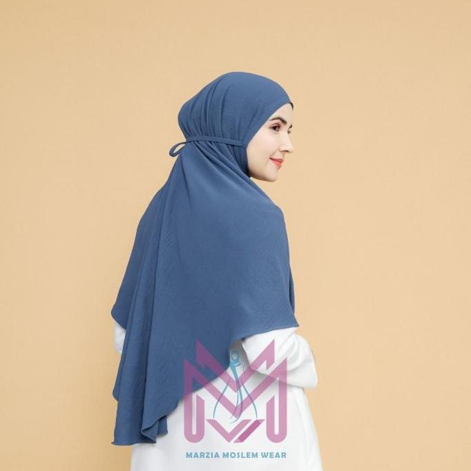 New- hijab khimar kerudung jilbab Crinkle non pet XL