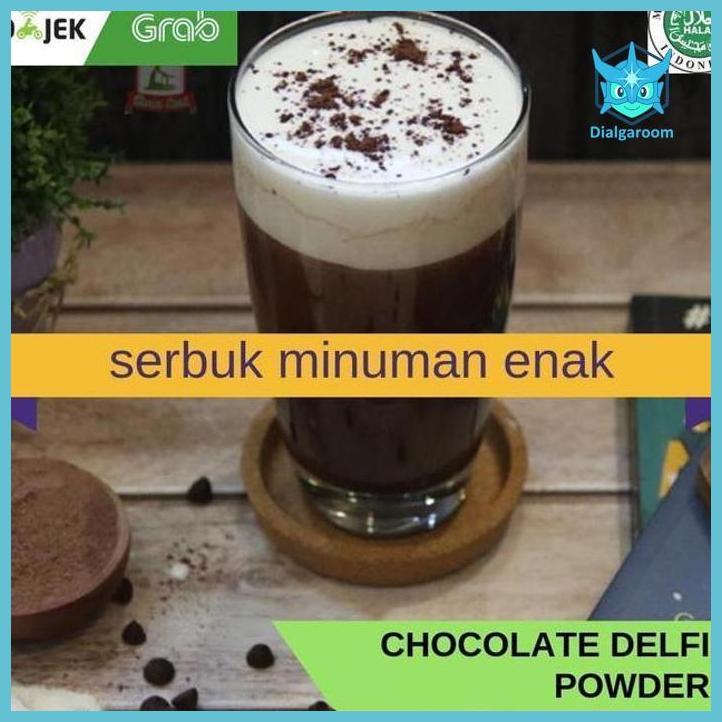 ( COKLAT ) PREMIX CHO. DELFI POWDER (BUBUK COKLAT DELFI) BAHAN KUE  COKLAT BUBUK MAKANAN & MINUMAN