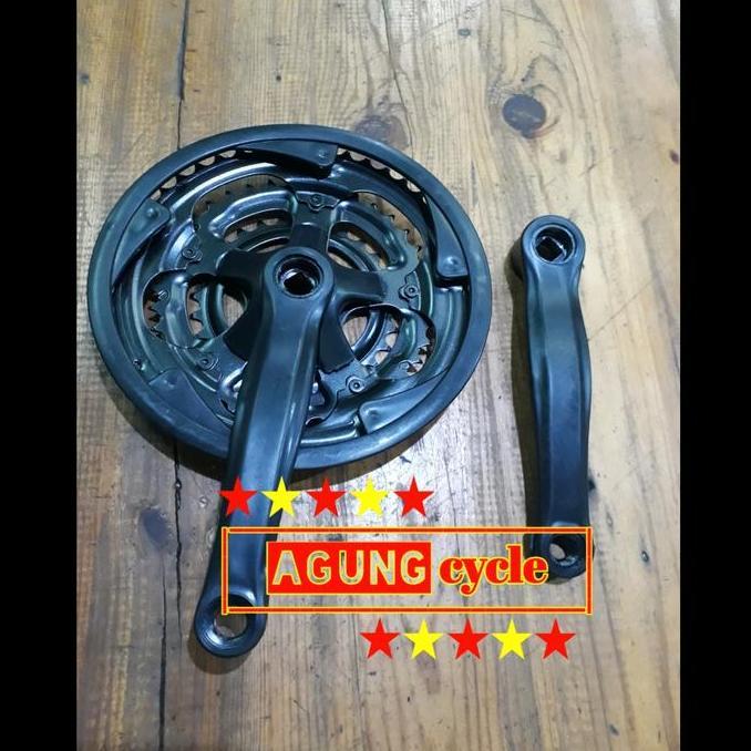 Promo CRANK KRENG GIR 3 SUSUN SEPEDA MTB / BALAP / ROADBIKE COD