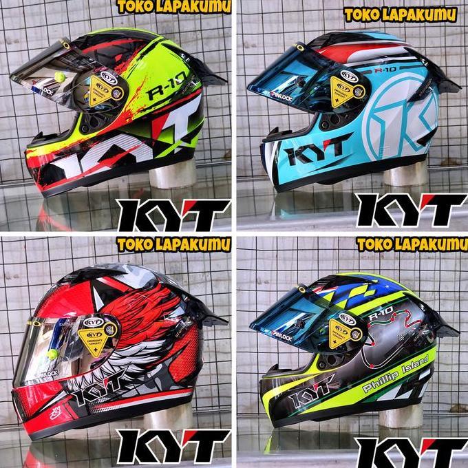 Helm Kyt R10 Paket Ganteng