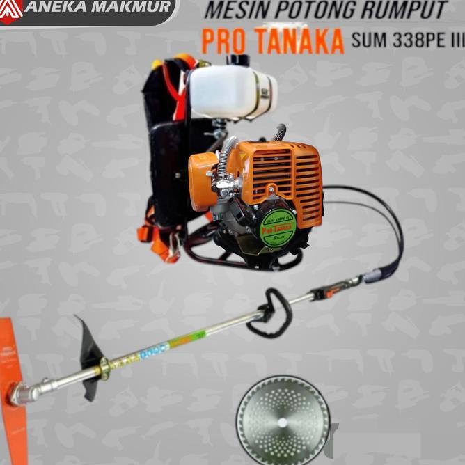 Tanaka Pro Mesin Potong Rumput Sum 338 Pe Iii Brushcutter 2 Tak Sum338