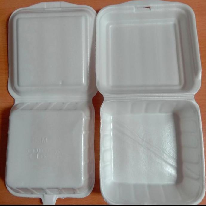 New- styrofoam box nasi kotak /styrofoam nasi gabus 100pc