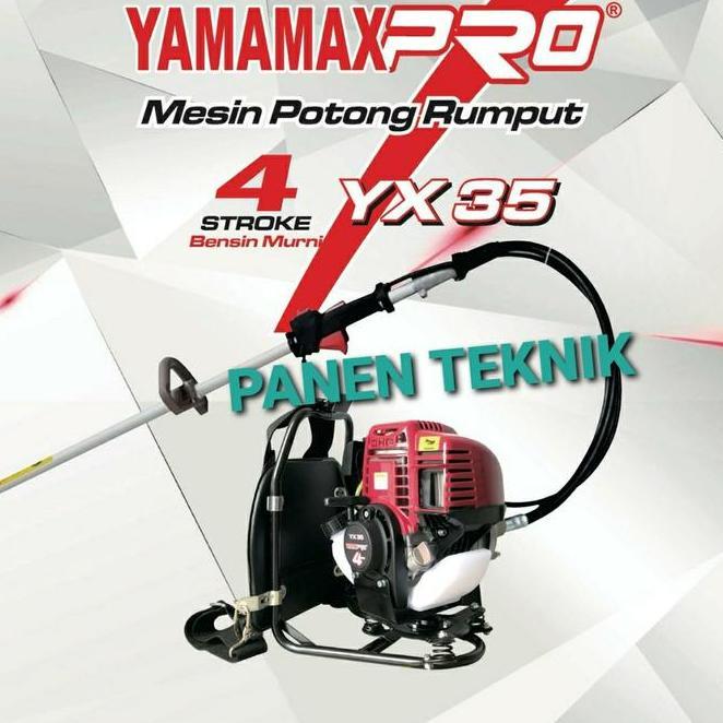 Mesin Potong Rumput Gendong Yamamax Pro 4 Tak Mirip Honda