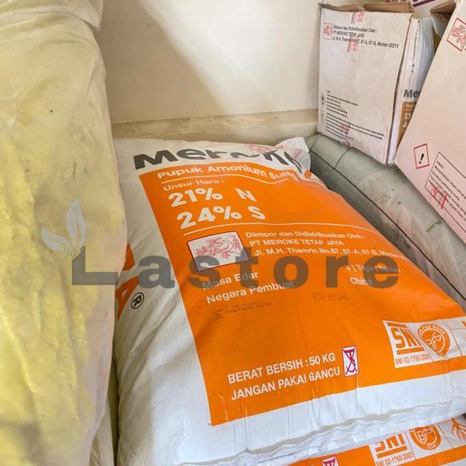 Pupuk Meroke ZA 50 Kg Amonium Sulfat Kemasan Pabrik