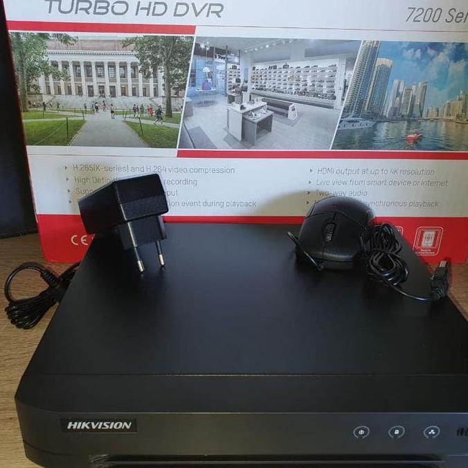 HIKVISION DVR DS-7204HQHI-M1/XT- 4 CHANELL Turbo HD 7200 Series dengan H.265/H.265+ Kompresi Video d