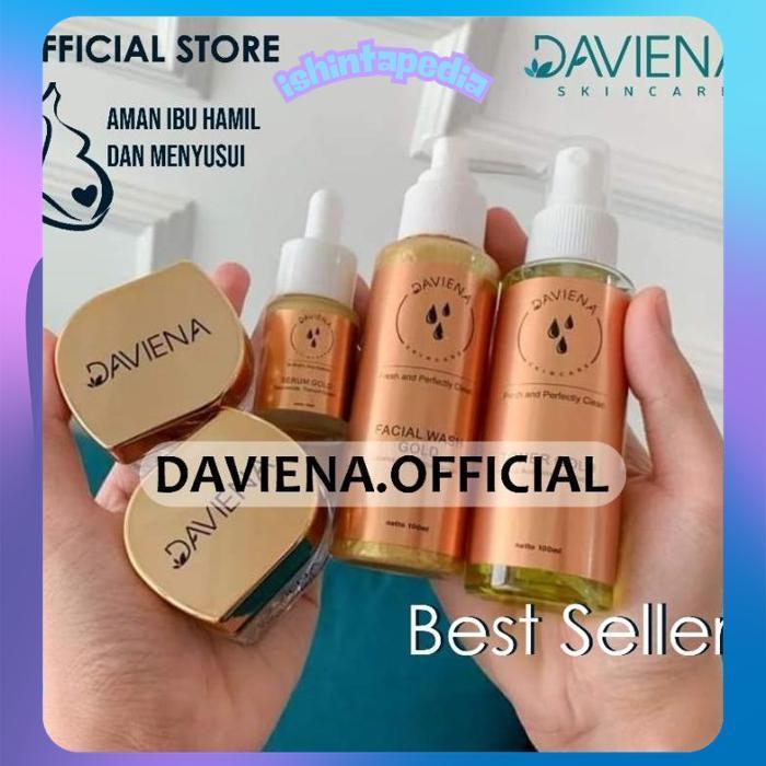 jy-56 DAVIENA SKINCARE PAKET GOLD SERIES | OFFICIAL STORE | DAVIENA | DEVINA SKINCARE | DAVINA SKINC