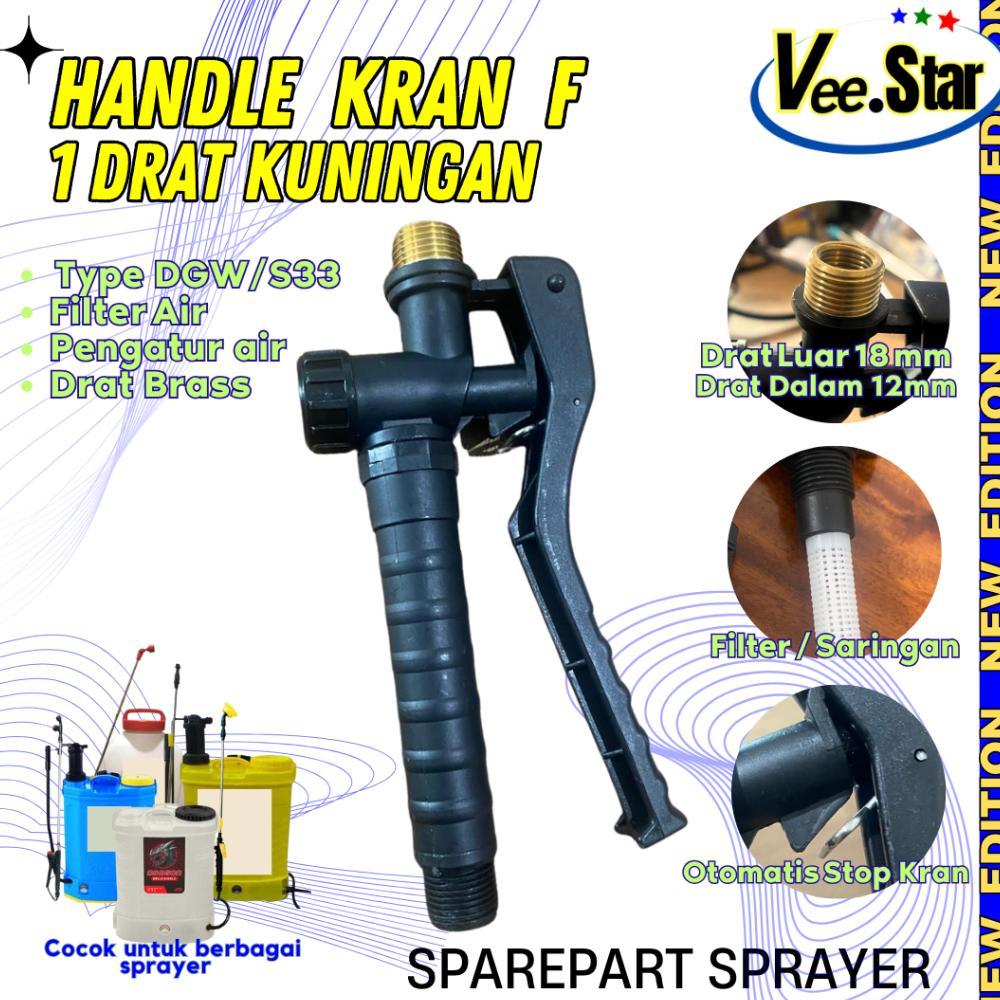 Promo Cod Ya Kak Keran Sprayer Dgw S-33 / Kran F Kuningan Gagang Handle Tangki Elektrik. Sprayer ,,