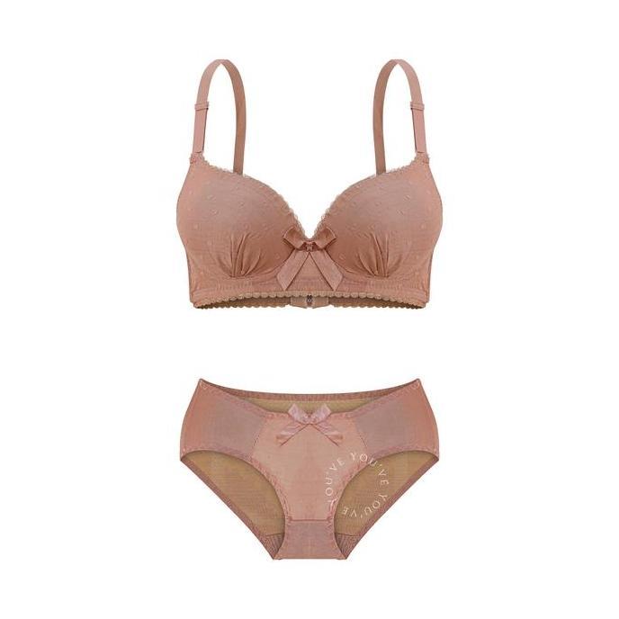 You've Paket Hemat 1PCS BH Set Bra Set Wanita Kawat 200025 + 1PCS BH Set Bra Set Wanita Kawat Busa S
