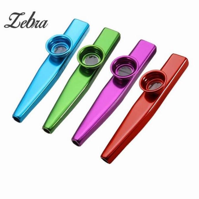 Kazoo Metal Zebra Tsai Alat Musik Tiup