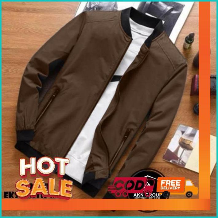 Turun Harga  Jaket Bomber Pria Man Jacket || Jaket Bomber Cowok Eksekutif Man || Jaket Bomber Polos 
