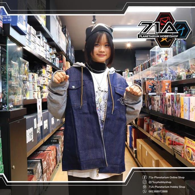 WEREGARURUMON DENIM HOODIE JACKET