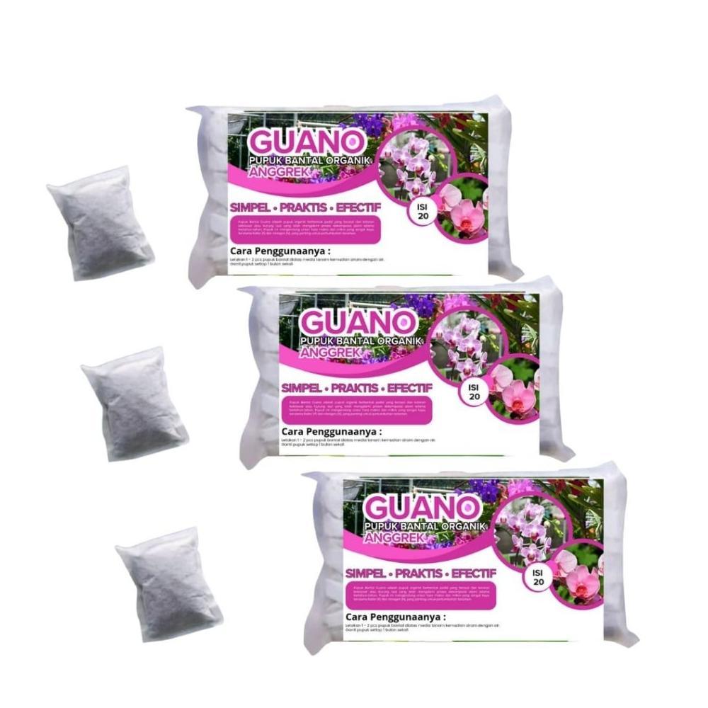 Bisa Cod Ya Kak Guano Pupuk Bantal Organik Buat Anggrek 1 Pack Isi 20 Pcs Gratis 2 Pcs Bunga' Tanama