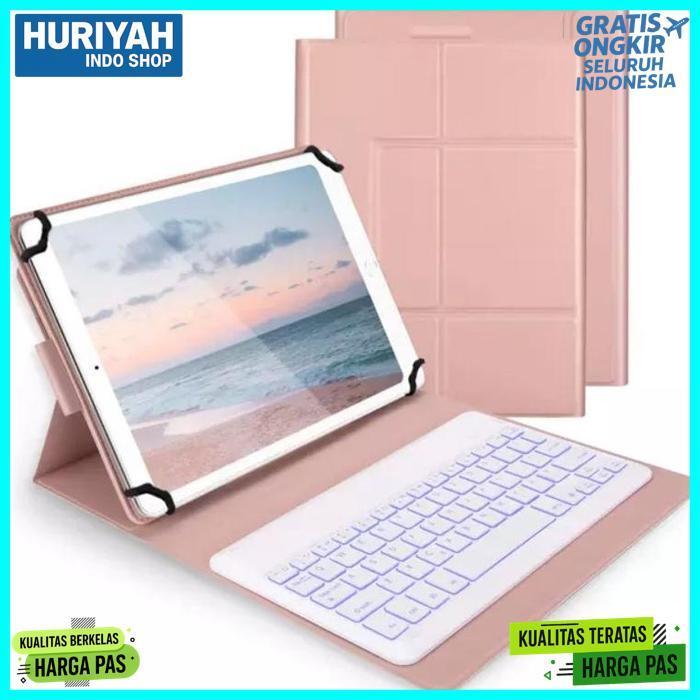 Premium Olike Edu Tab Tablet E3 10 Inch Book Cover Keyboard Wireless Flip Stand Magnetic Flip Case