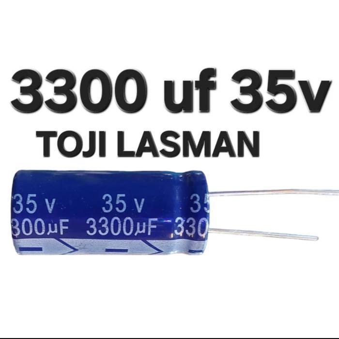 ( 3.300 uf 35v ) elko elco 3300uf 3.300uf 3300 3.300 uf 35 v volt kapasitor capasitor 3300uf35v mikr