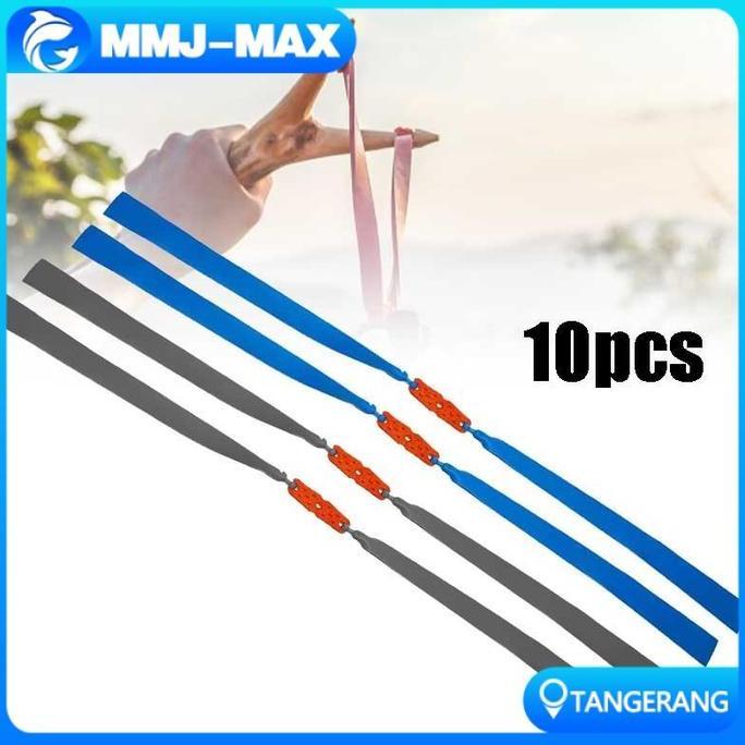 RURI 10pcs Karet Ketapel Flat Band Ukuran 0.8mm / Karet Ketapel