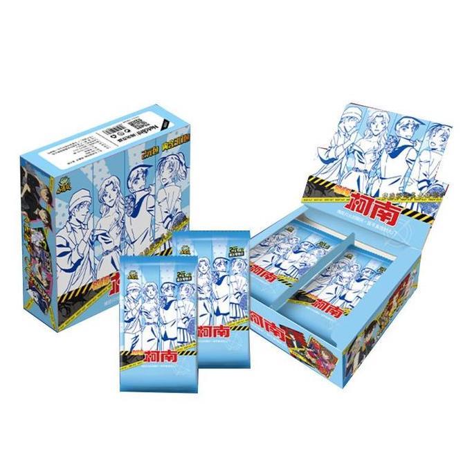 SHISHIO 150Pcs Detective Conan Card Kartu Anime Detective Conan Little Dinosaur Conan Collection Car