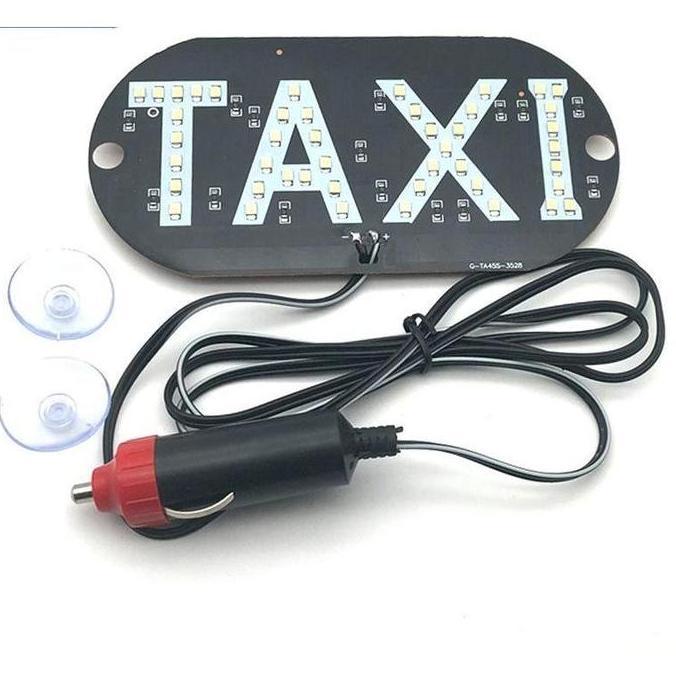 XENOFIELD Lampu Taxi Atap Mobil Led Taxi RoofLight Roof Magnetik Super KuatEasy ToIns talation