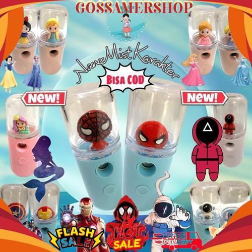 Premium Nano Spray Mini Karakter/Nano Mist Spray Portable/Nano Spray Pelembab Wajah Dan Disinfektan/