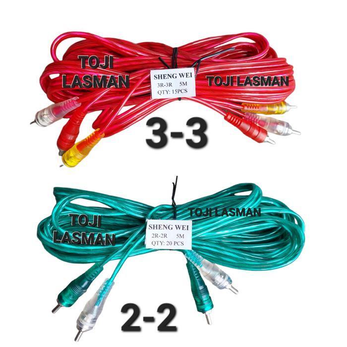 kabel rca 5mtr rca to rca 5meter 5 meter