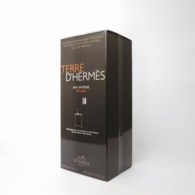 New- Hermes Terre d Hermes Eau Intense Vetiver Man EDP Set (Parfum Pria)
