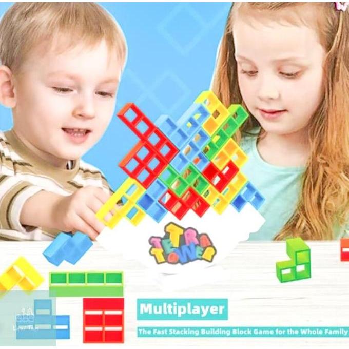 Mainan Anak Board Game Tetra Tower Block Balance SS1561  Balok