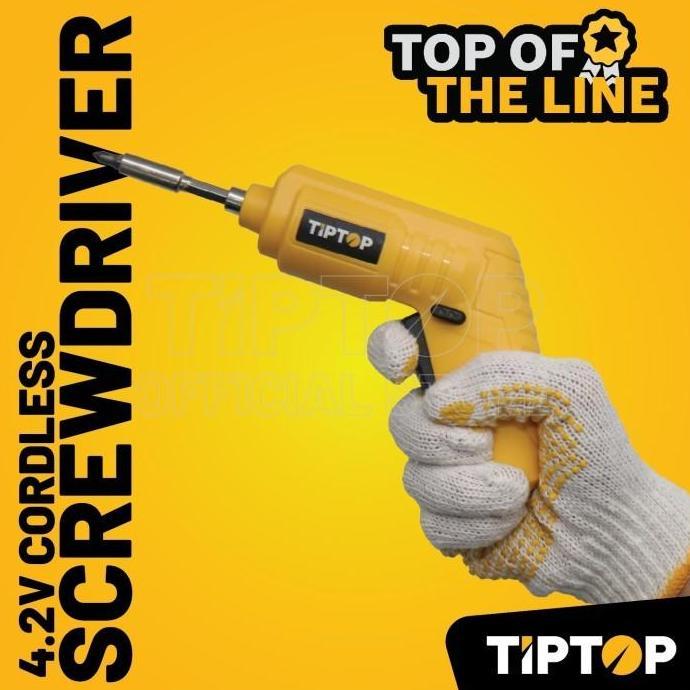 TIP TOP Cordless Screwdriver / Obeng Baterai 4.2V (BSD-042)