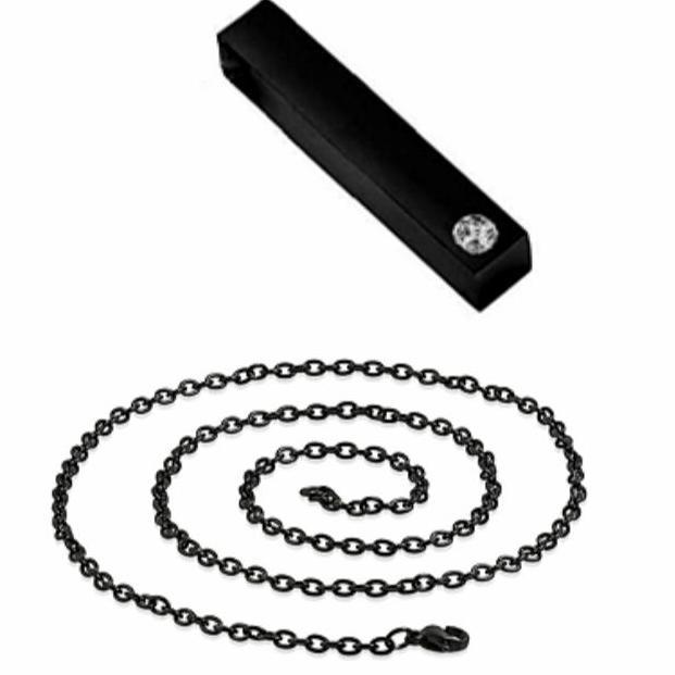 Liontin Bandul Pria Wanita Gratis Kalung Pendant Titanium Necklace