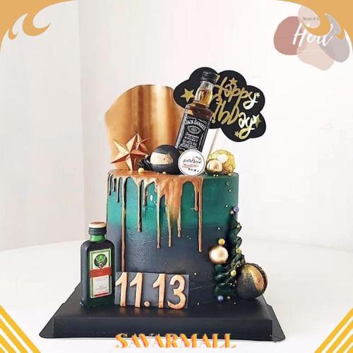 Ready Topper Miniatur Botol Bir Whiskey Heineken Vodka Roko Untuk Hiasan Kue Dekorasi Meja Beer Wisk