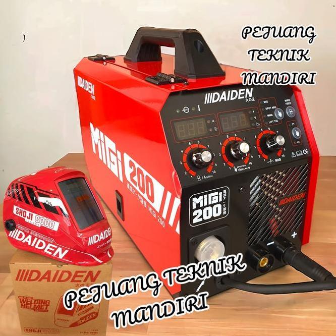 Mesin Las Daiden Migi 200 / Travo Las Inverter Co2 Daiden Mig Migi 200