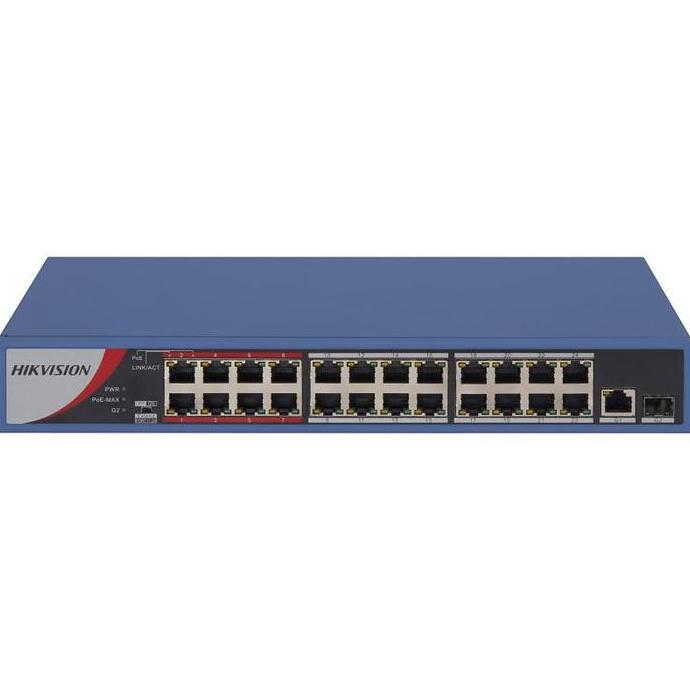 Hikvision POE Switch DS-3E0326P-E/M 24 Port Fast Ethernet Unmanaged POE Switch DS-3E0326P-E/M