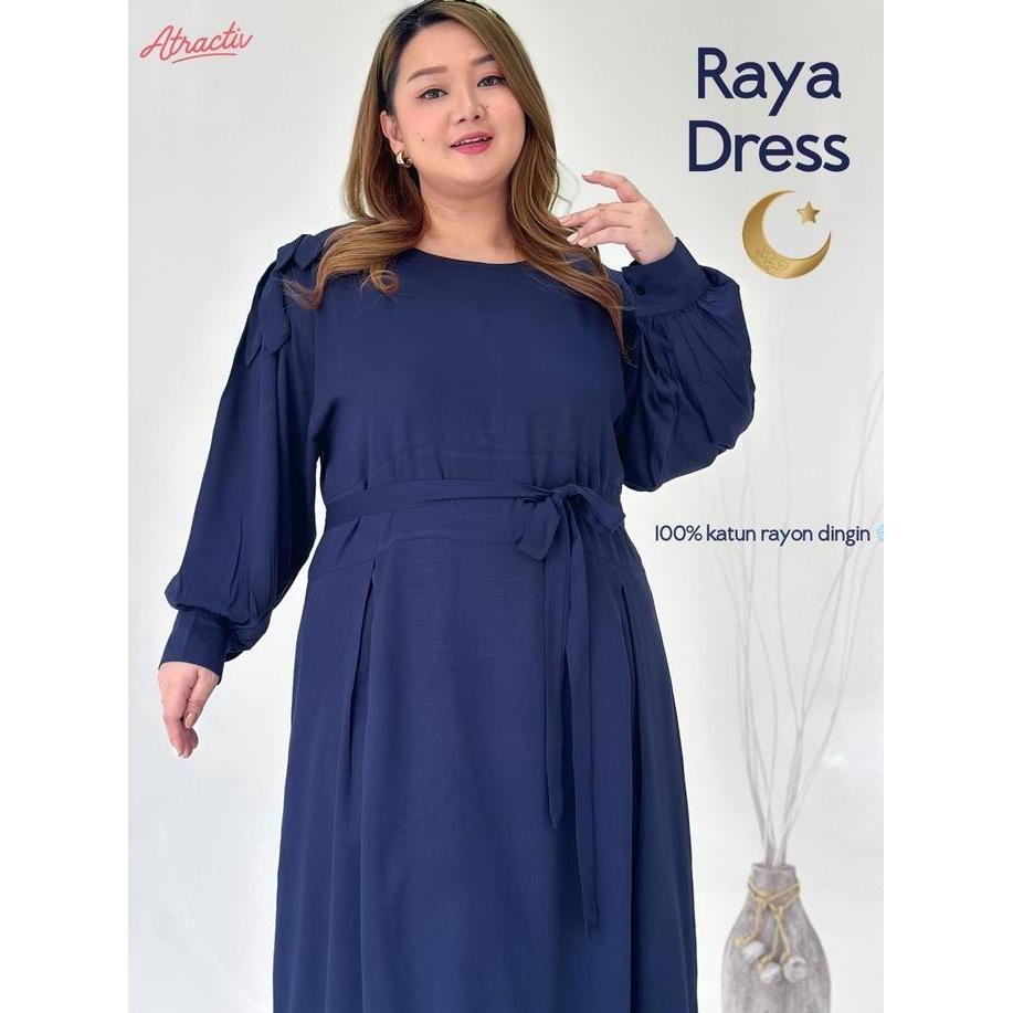 ATRACTIV Dress Lebaran Big Size LD130 LD135 LD142 Gamis Lebaran Jumbo Terlaris