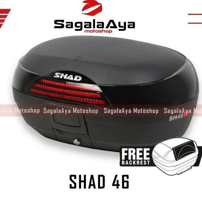 Box Motor Shad 46 Sh46 Sh Include Backrest Cocok U Nmax Xmax Vixion Cb Diskon