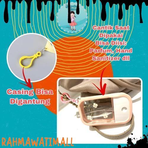 Premium Botol Spray Gen 2 Square Gantung/Botol Spray Handsanitizer Pocket Isi Ulang Lucu/Tempat Hand