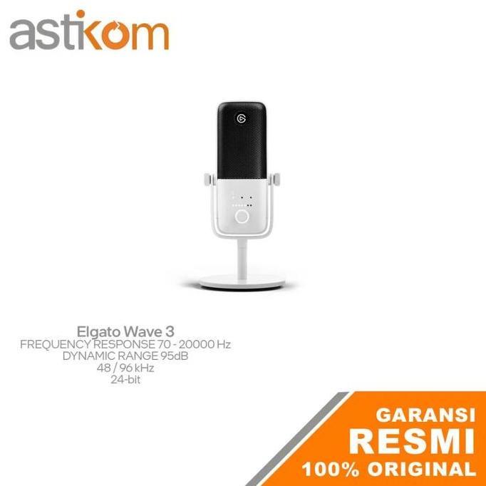 Gaming Microphone Elgato Wave 3 White