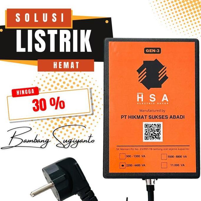 PENGHEMAT LISTRIK TERBAIK HSA HIKMAT SUKSES ABADI SAVER PAK BAMBANG