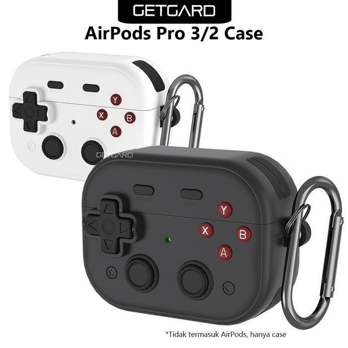 Case For Apple Airpods Pro 3 / 2 Airpods 4 Silicone Getgard Playpad Casing Gamepad Design Termurah B
