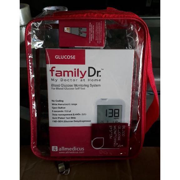 Alat Cek gula darah Family dr Blood glucose FamilyDR AGM-513S Check glukosa + Strip 25 Test dari OMR