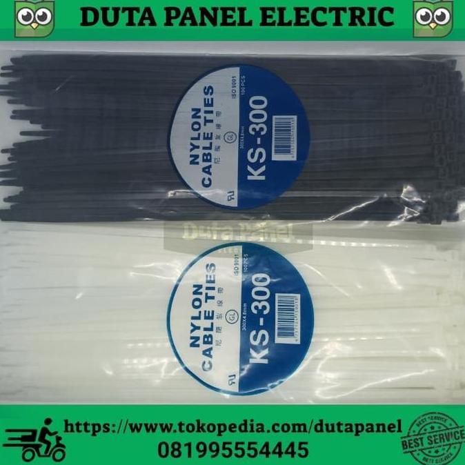 Kabel Ties KS 4.8 x 300 / Tali Ties 30cm / Cable Ties 4.8x300