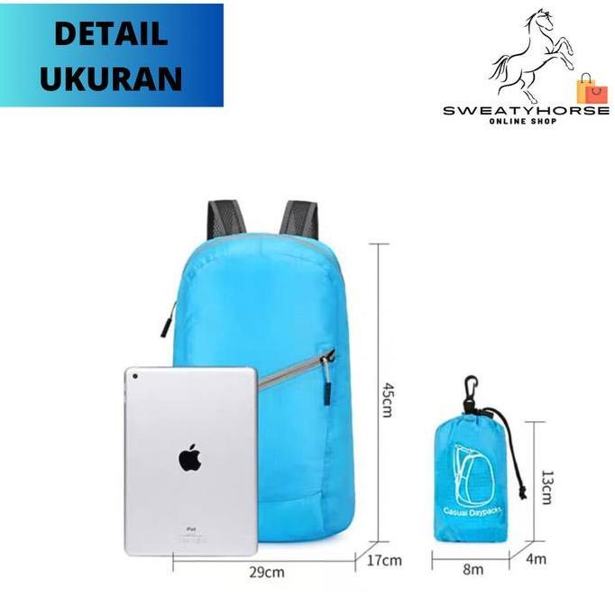 Ransel Hiking Lipat Waterproof/Ransel Lipat Casual Daypacks Import Tas