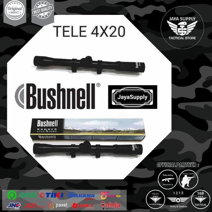 TELESKOP BUSHNELL 4X20 TELESCOPE ZOOM CANON GAMO ORIGINAL DAN TERPERCAYA