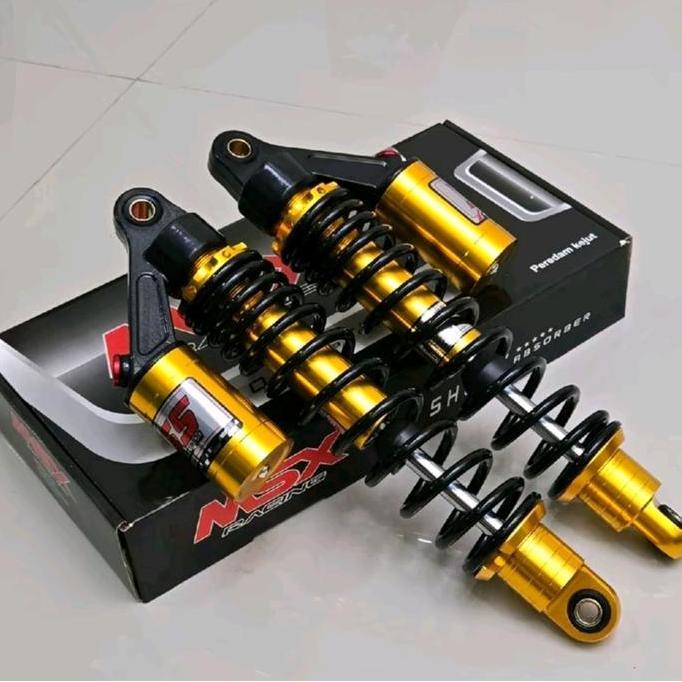 NEW SHOCKBREAKER SHOCK DOUBLE TABUNG ATAS COPY YSS 280MM & 340MM KHUSUS MOTOR BEBEK(LAKI) PNP RXKING