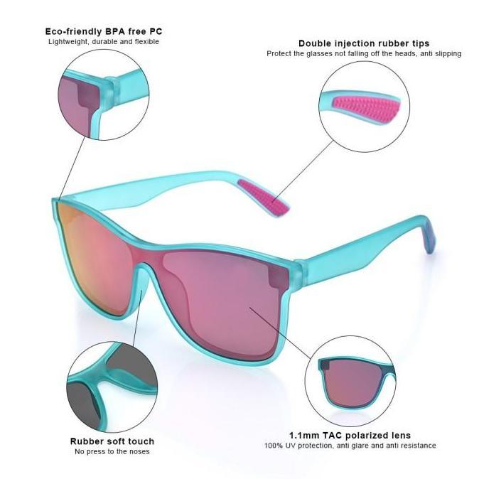 RUNNING ADDICT Adrenaline  Kacamata Polarized UV400 Original Frame Lensa