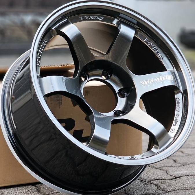 VELG MOBIL RH JF LUXURY TE37 PROGRESSIVE R18 LEBAR 9 ET 0 FLOW FORGED ORIGINAL DAN TERPERCAYA