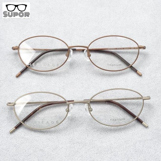 FF209 Full Frame Kacamata Pria wanita unisex Titanium  minus progresif