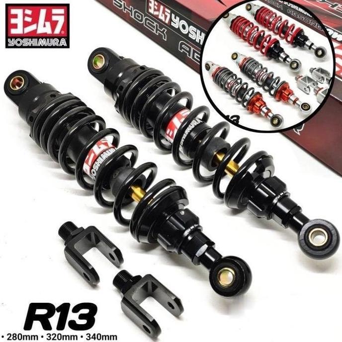 R13 ORIGINAL YOSHIMURA - 280mm 320mm 340mm Shock Razor Pro Click Jupiter Z Vega Fizr PCX Aerox Blade