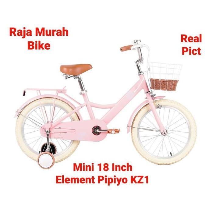 Sepeda Anak Element Pipiyo Kz1 18 Inch Sepeda Anak Perempuan Mini 18 Inch Element Pipiyo Kz1