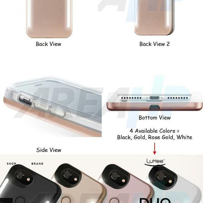 Lumee Selfie DUO LED Light Case for Samsung Galaxy S9 Plus +