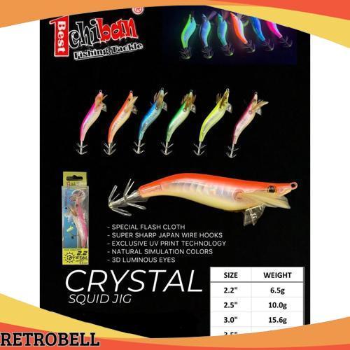 Teratas Squid Jig Ichiban Crystal